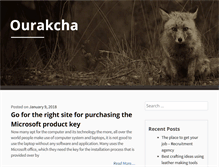 Tablet Screenshot of ourakcha.com